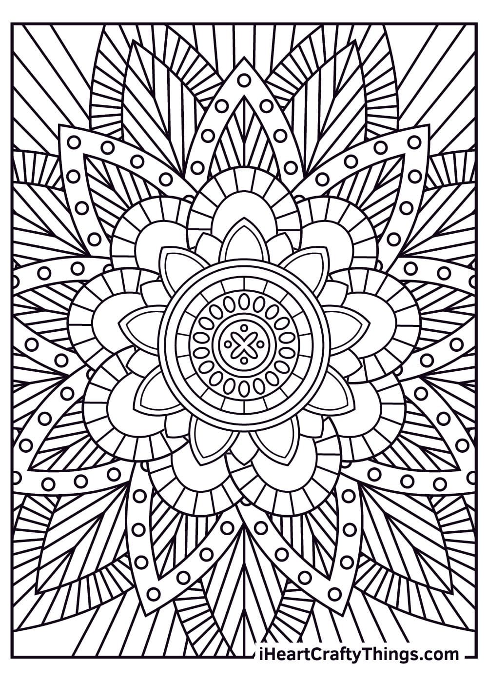 Calming Coloring Pages For Adults Printable