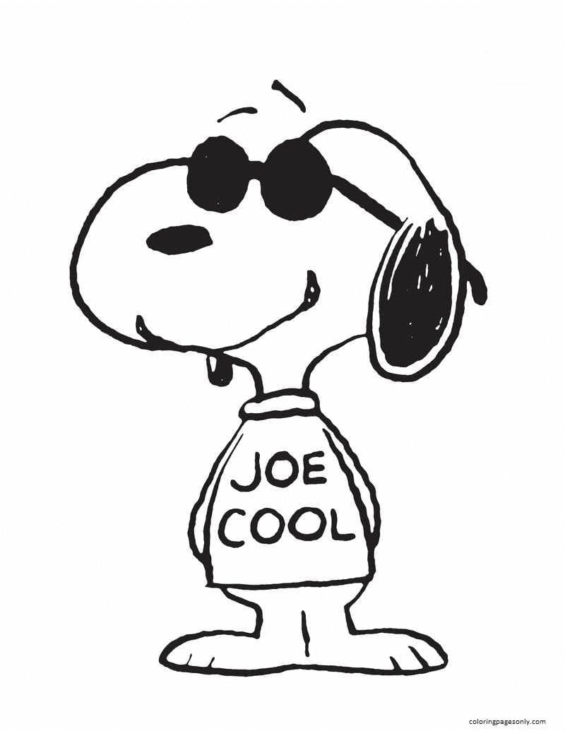 Snoopy coloring pages