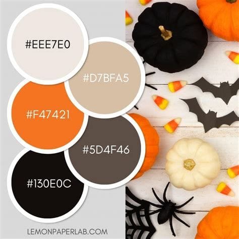 10 Halloween Color Palette Ideas