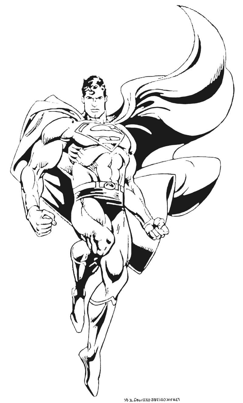 Superman Coloring Pages