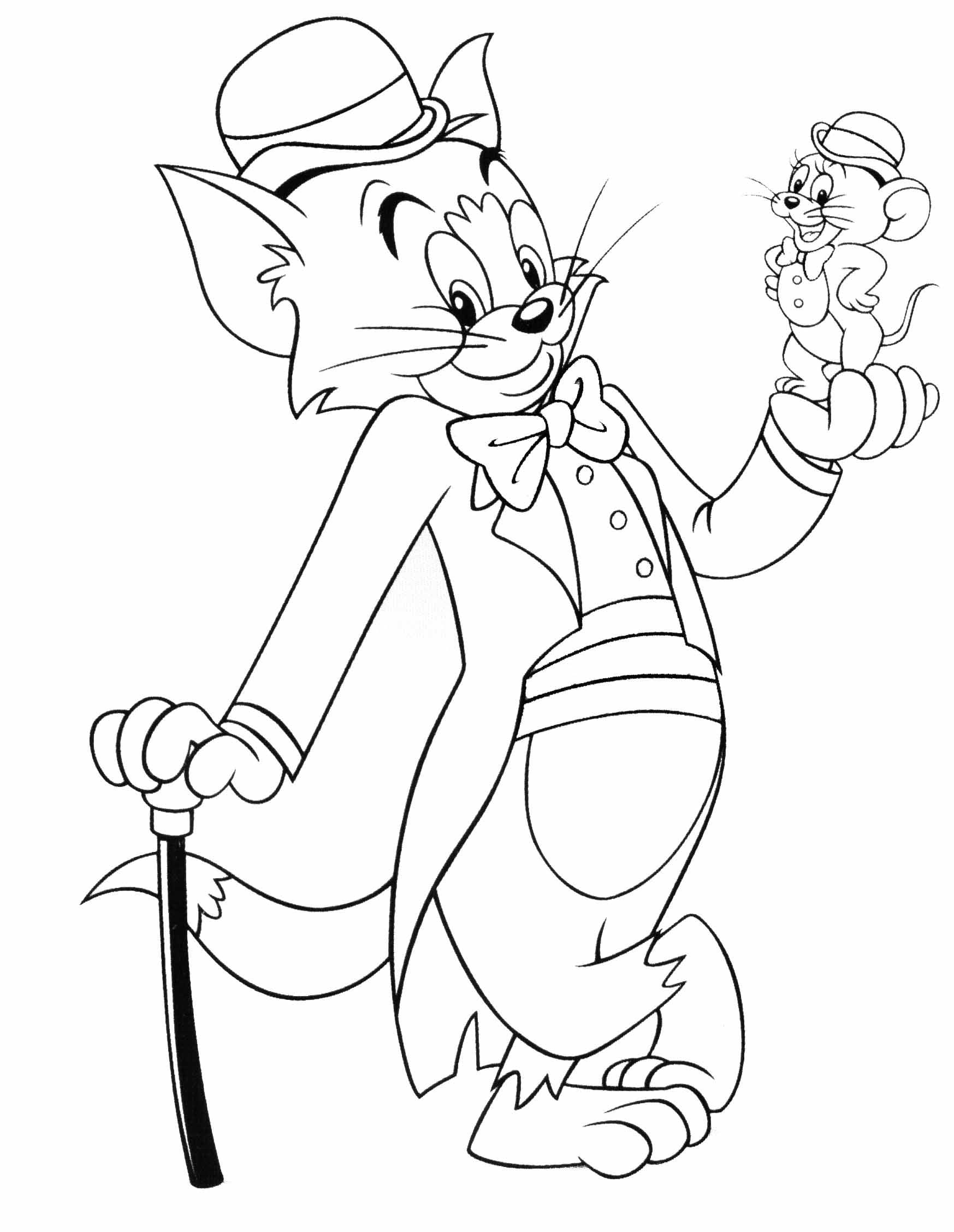 Tom And Jerry Coloring Pages (100% Free Printables)