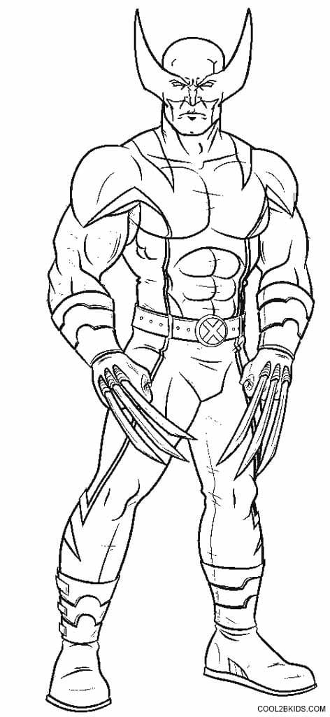 Free Printable Wolverine Coloring Pages For Kids