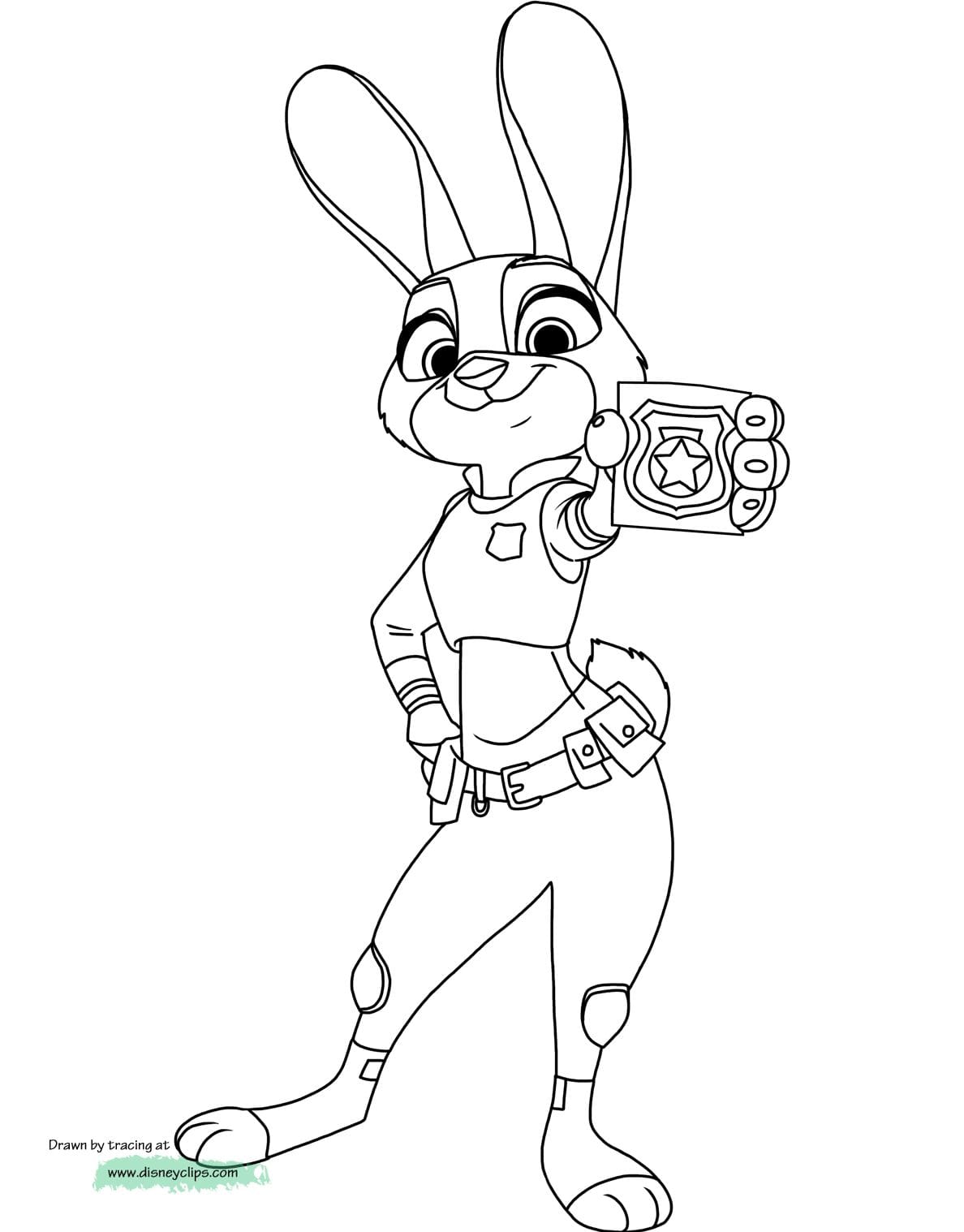 Zootopia coloring pages