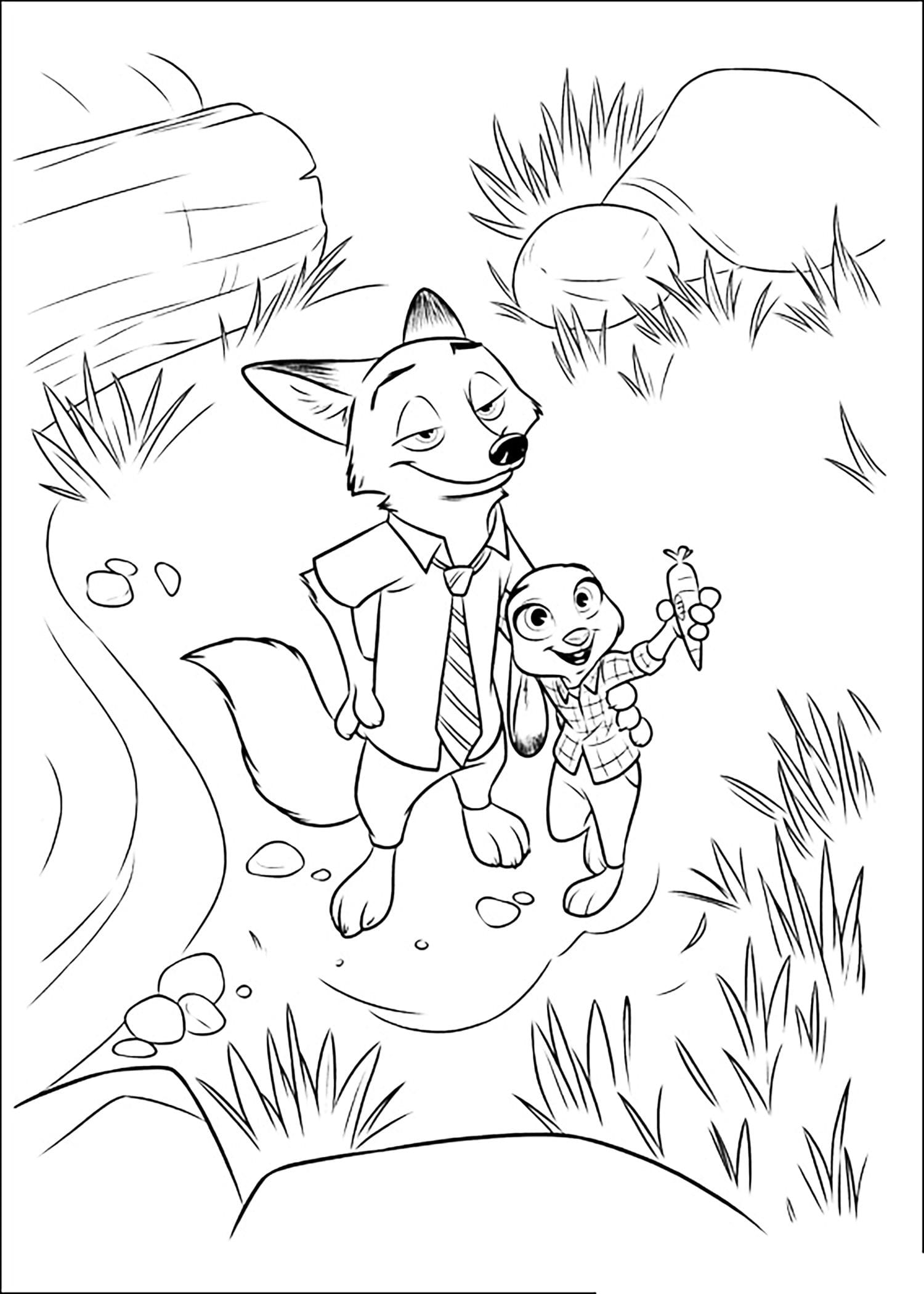 20 Zootopia Coloring Pages (Free PDF Printables)