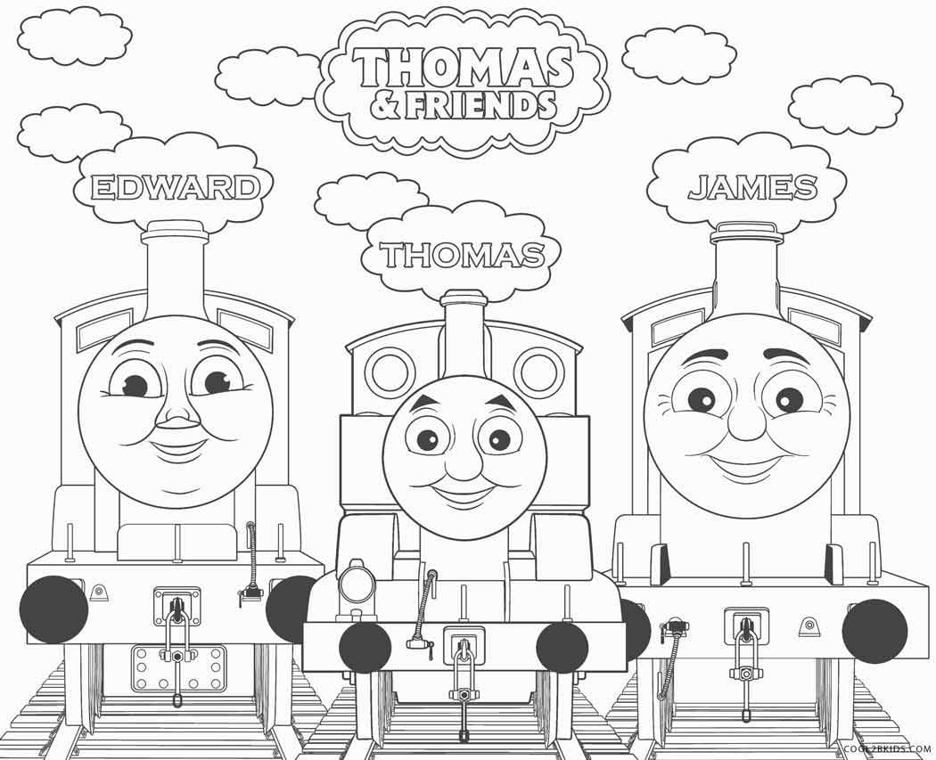 5 Free Thomas Train Color Pages