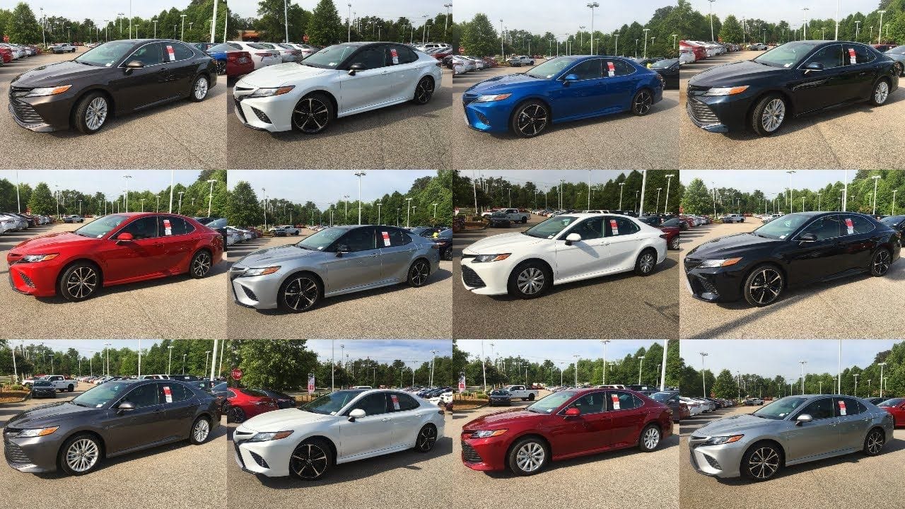 9 Toyota Camry Colors To Choose From