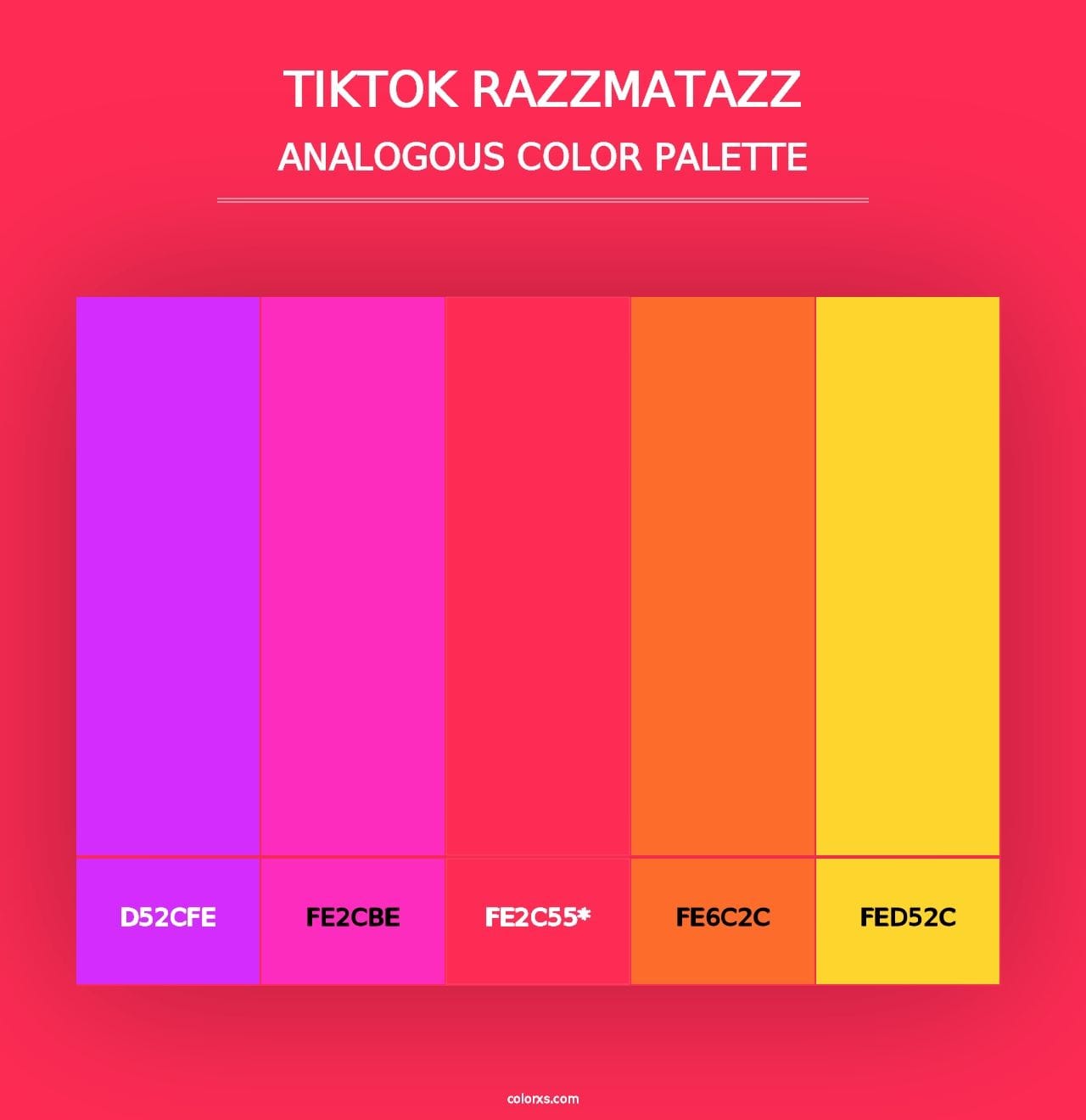 Accent with Razzmatazz Colors