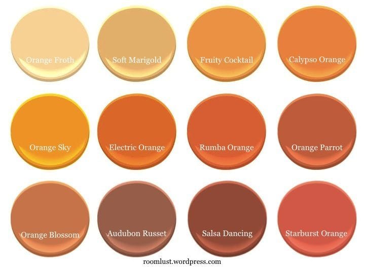 Burnt Orange Paint Shade