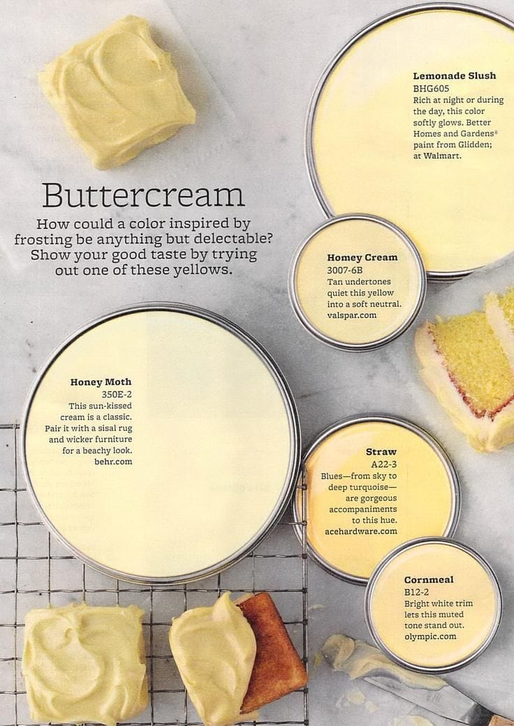 Buttercream Paint Color