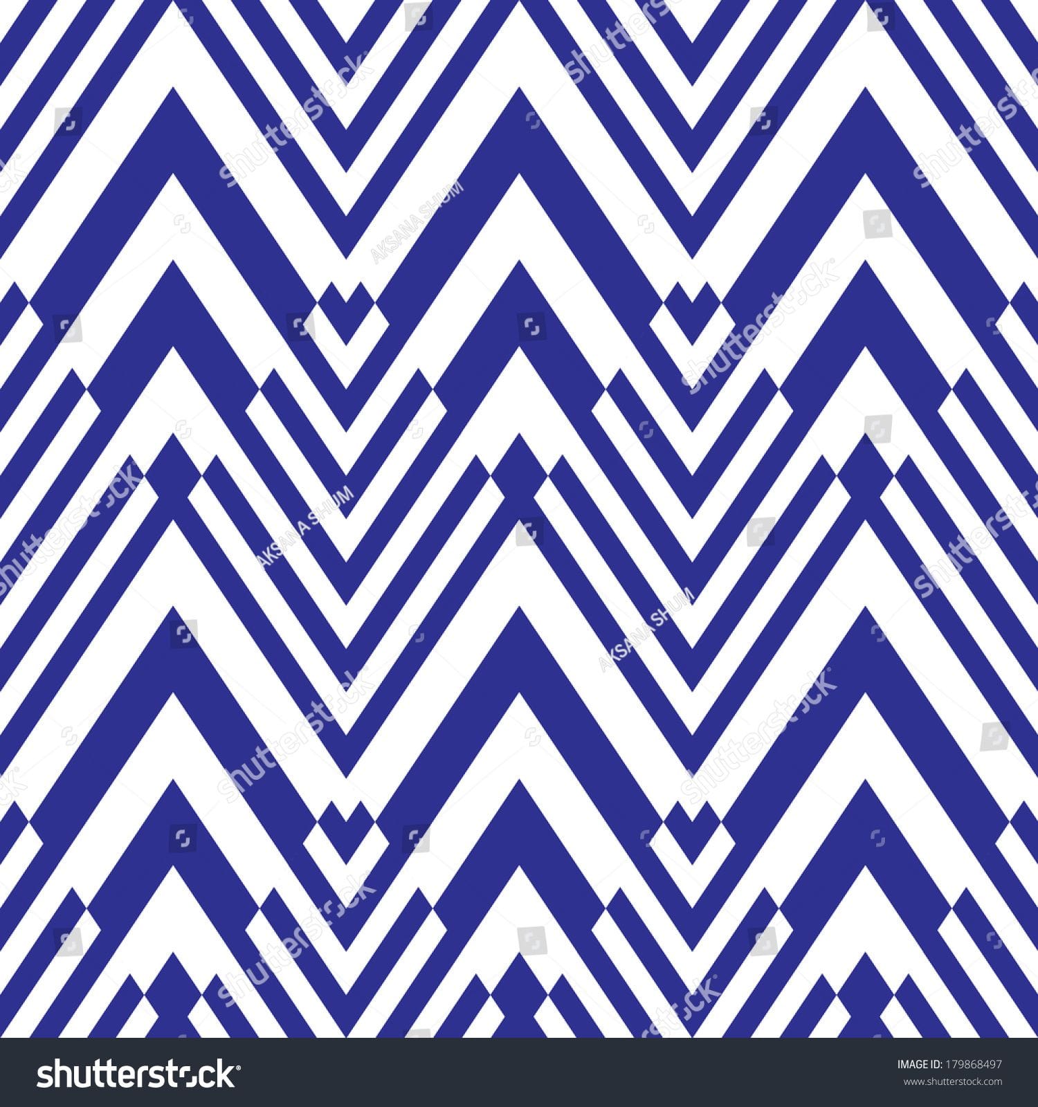 Chevron Pattern Geometric Design