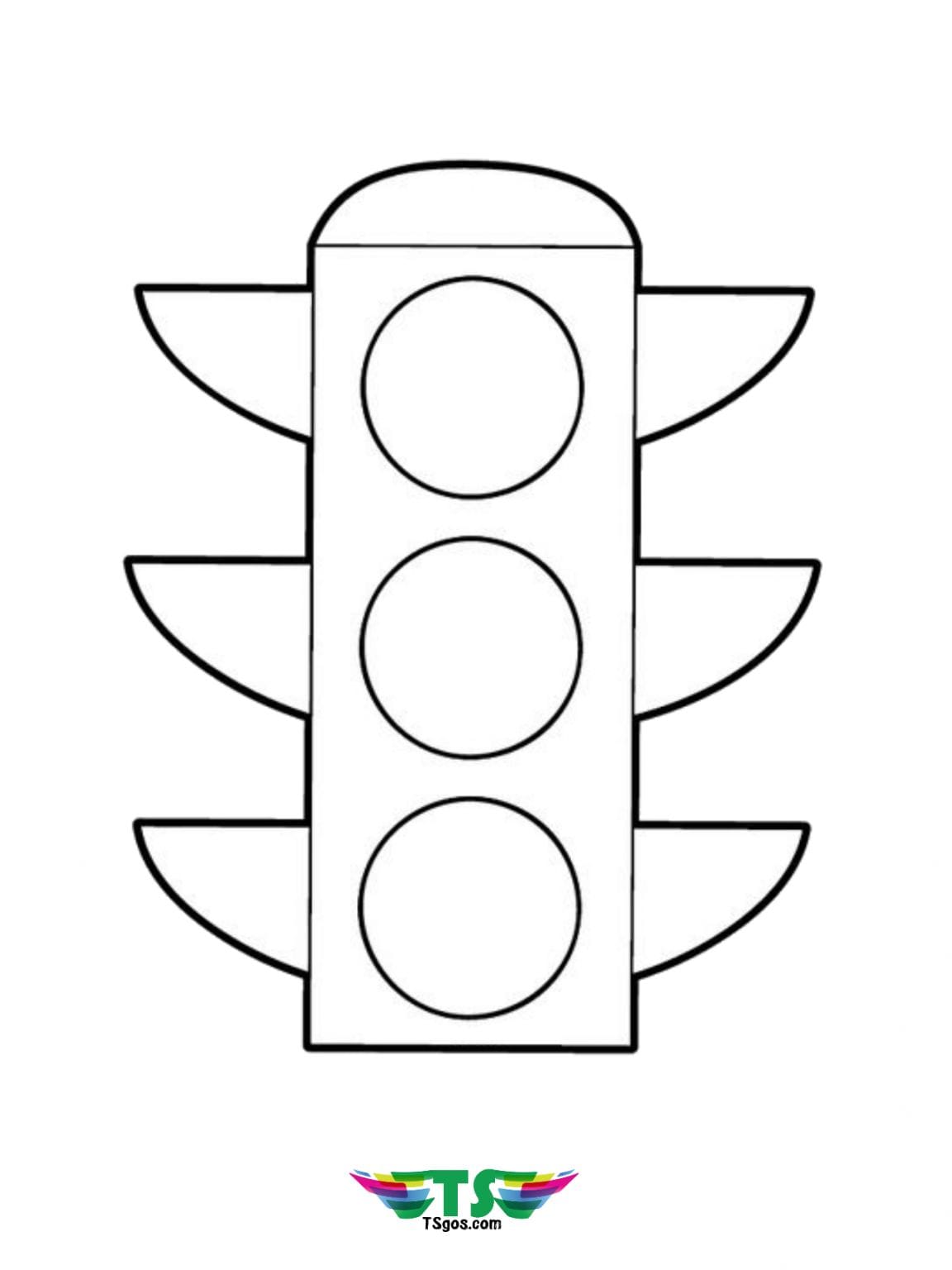 Create Your Own Stop Light Coloring Pages