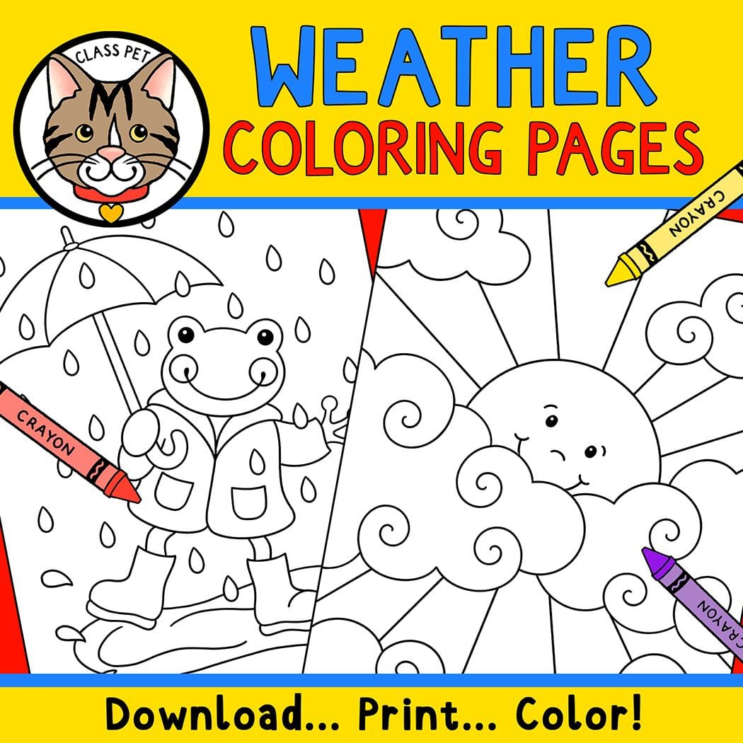 Creating Weather Coloring Pages for Kids