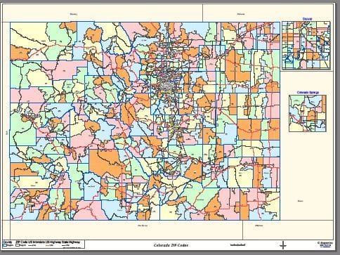 Durango Colorado Zip Code Map