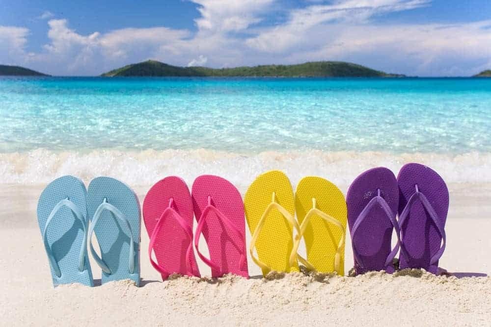 Colorful Flip Flops