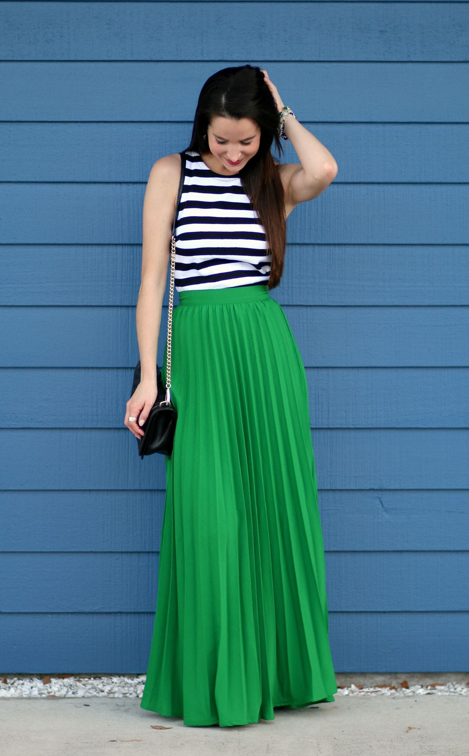 The Green Maxi Skirt