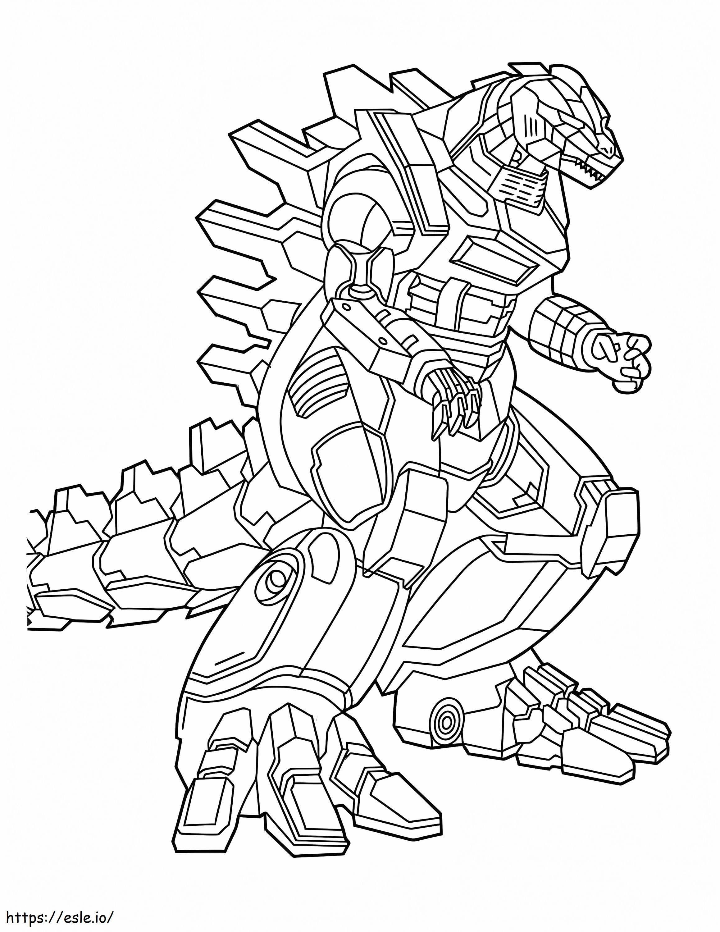 Mechagodzilla Coloring Pages