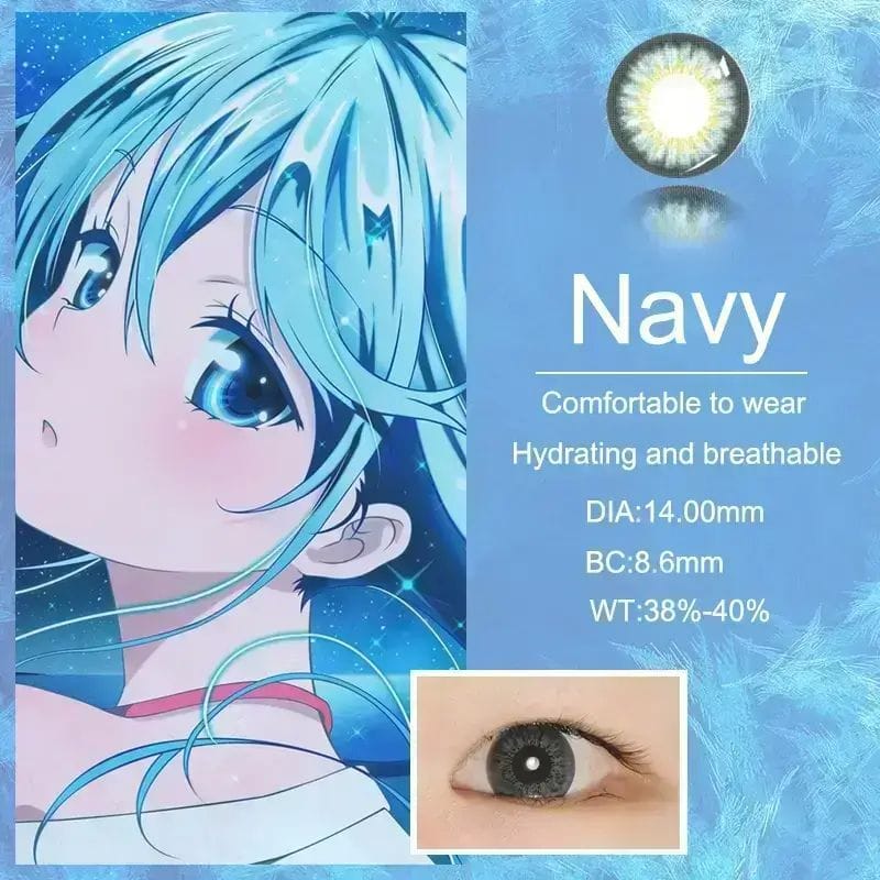 Navy Blue Contact Lenses