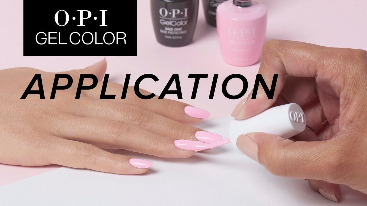 OPI Nail Polish Application