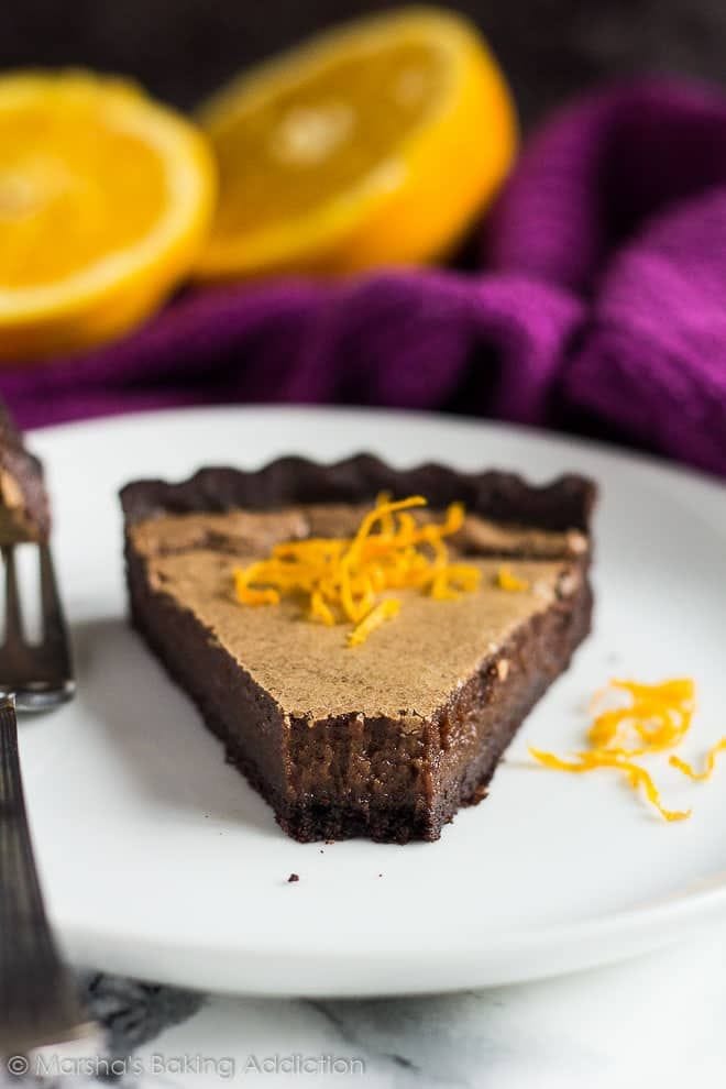 Orange and Dark Chocolate Tart