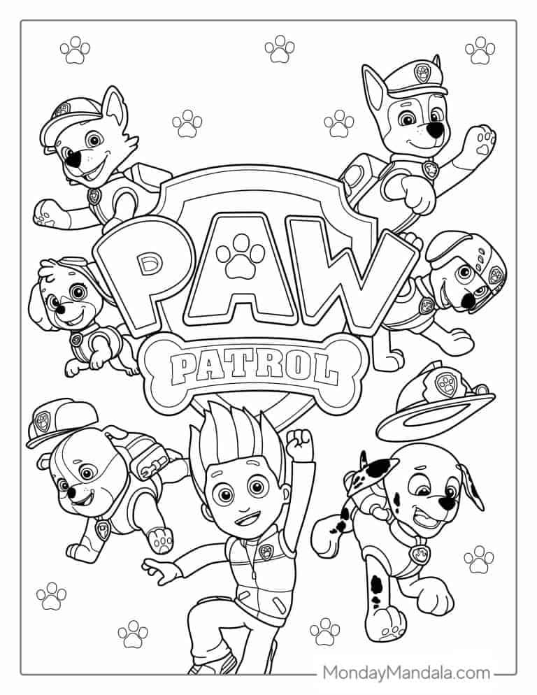 Paw Patrol Coloring Contest