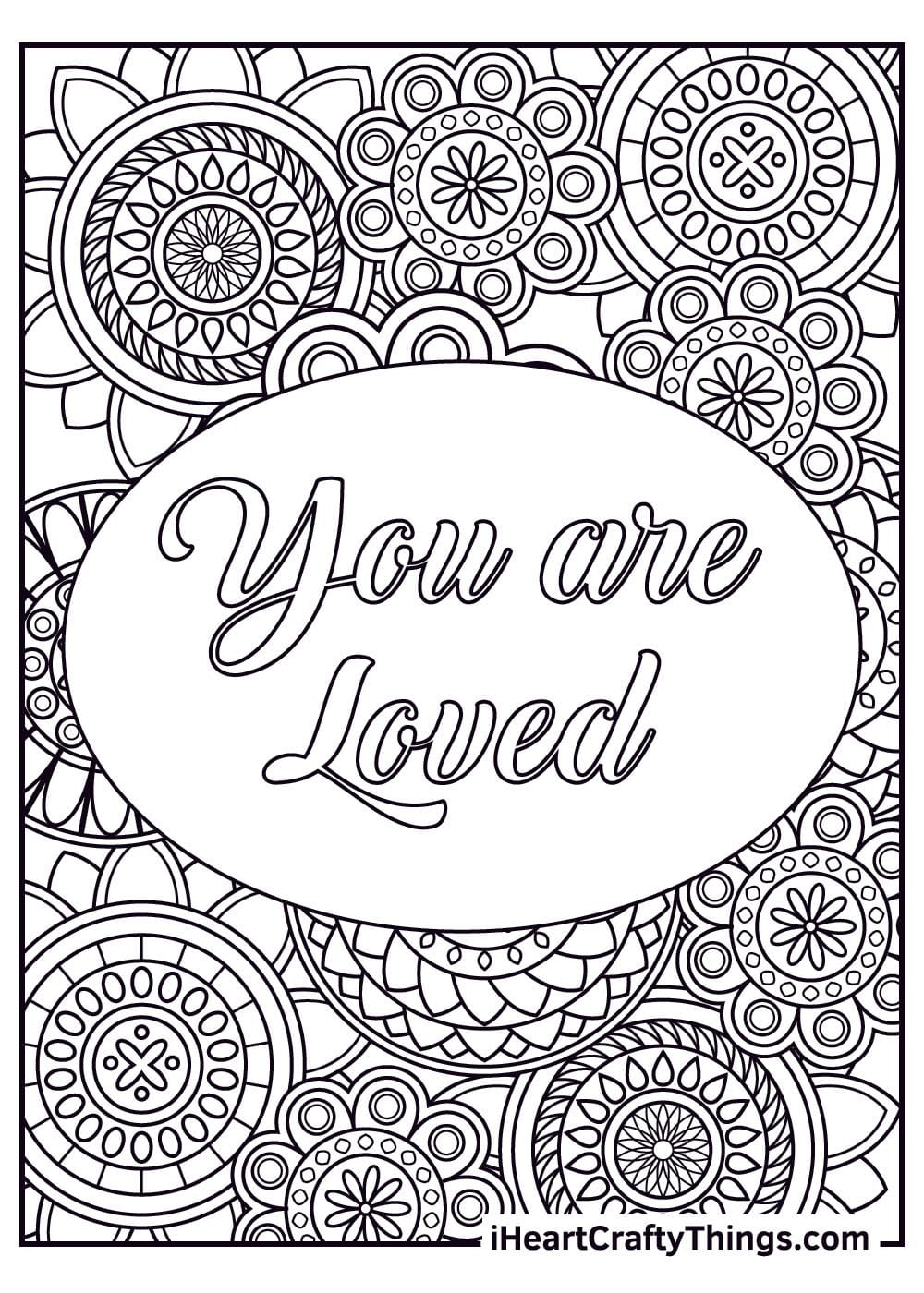 Relaxing Calming Coloring Sheets For Adults And Kids