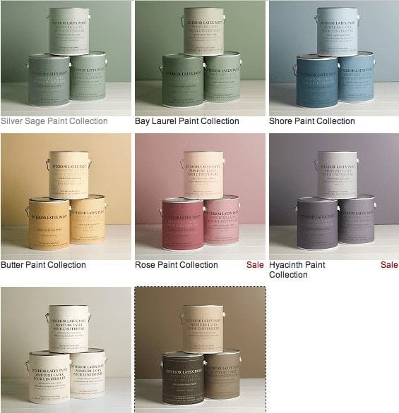 Restoration Hardware Paint Colors