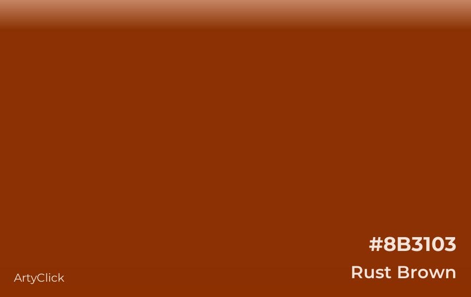 Rust Brown Color: Warmth And Elegance In Design