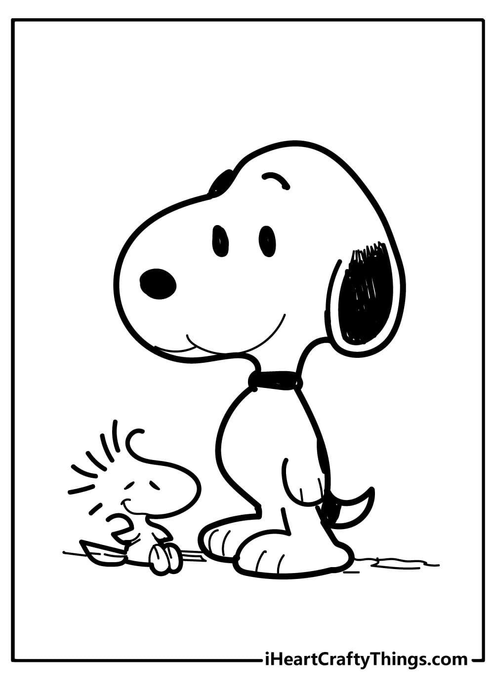 Snoopy Coloring Pages