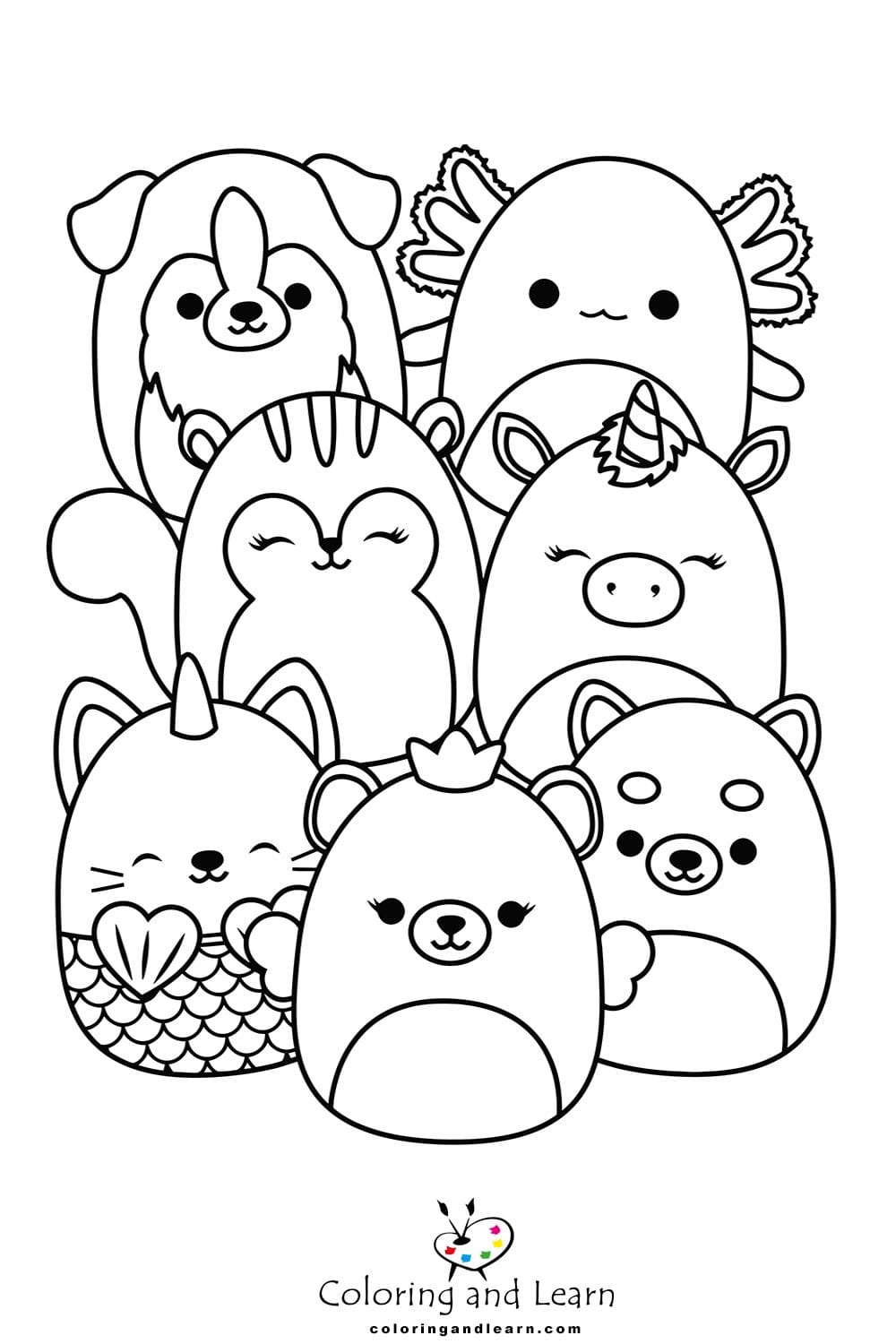 Benefits of Squishmallow Coloring Pages