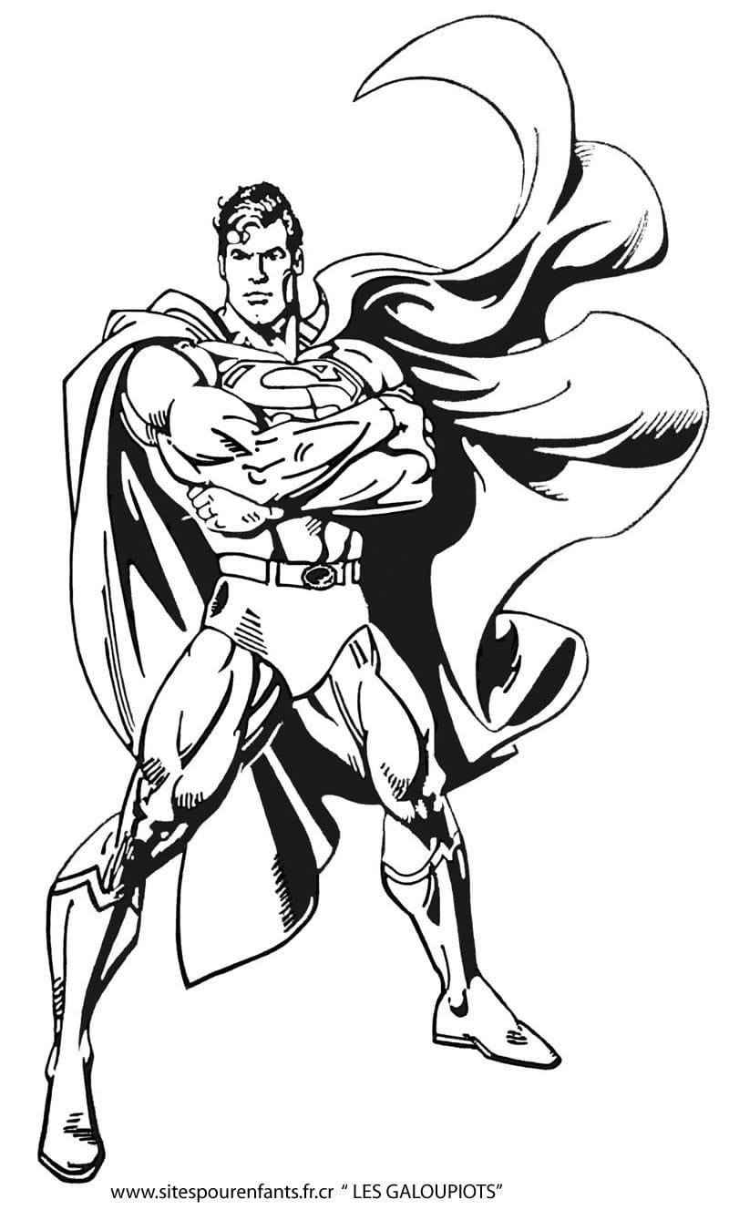 Superman Coloring Pages For Kids And Adults