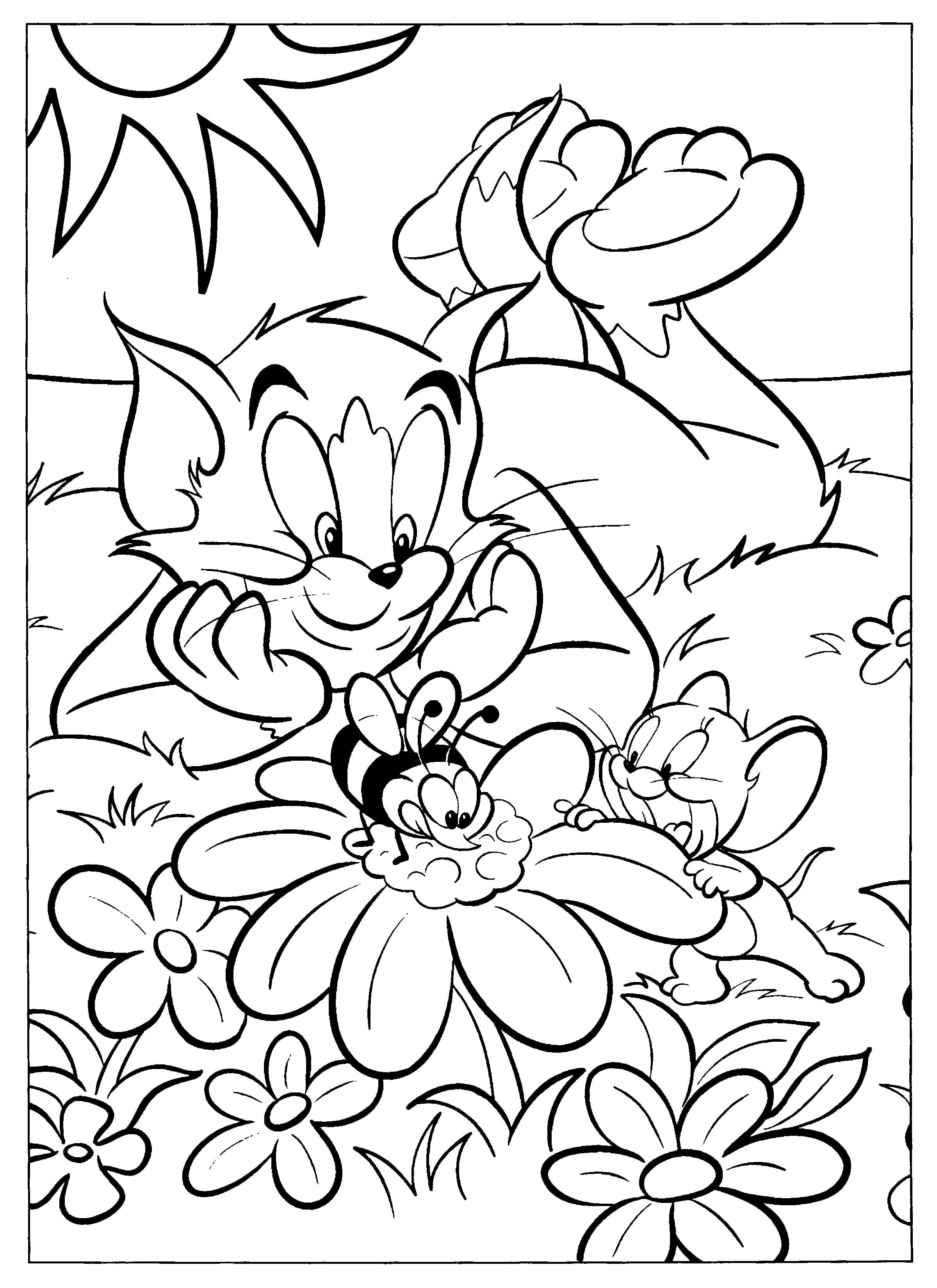 Tom And Jerry Coloring Book For Kids