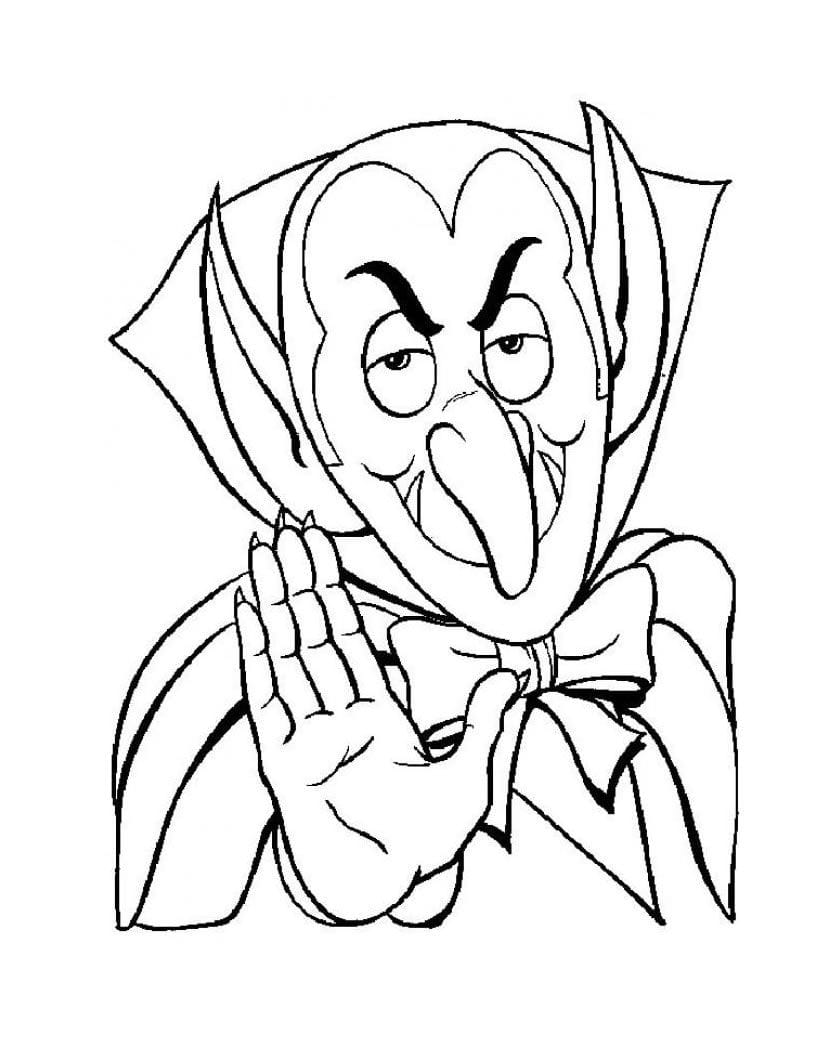 Vampire Coloring Pages for Kids