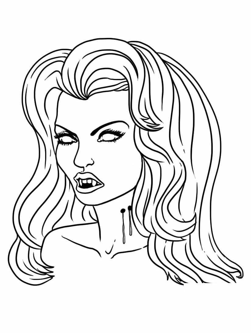 Vampire Coloring Pages