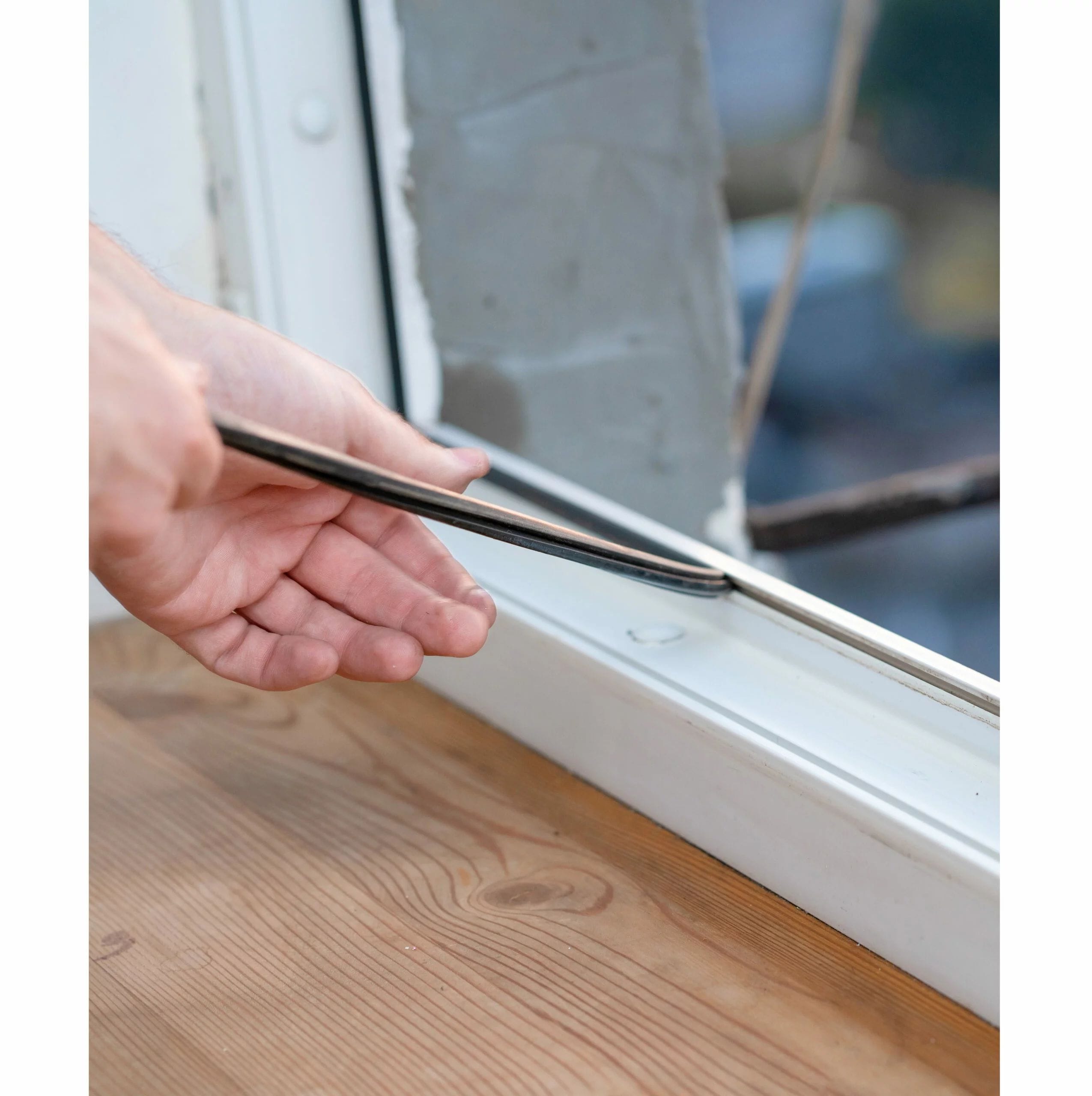 Sealing gaps around windows and doors