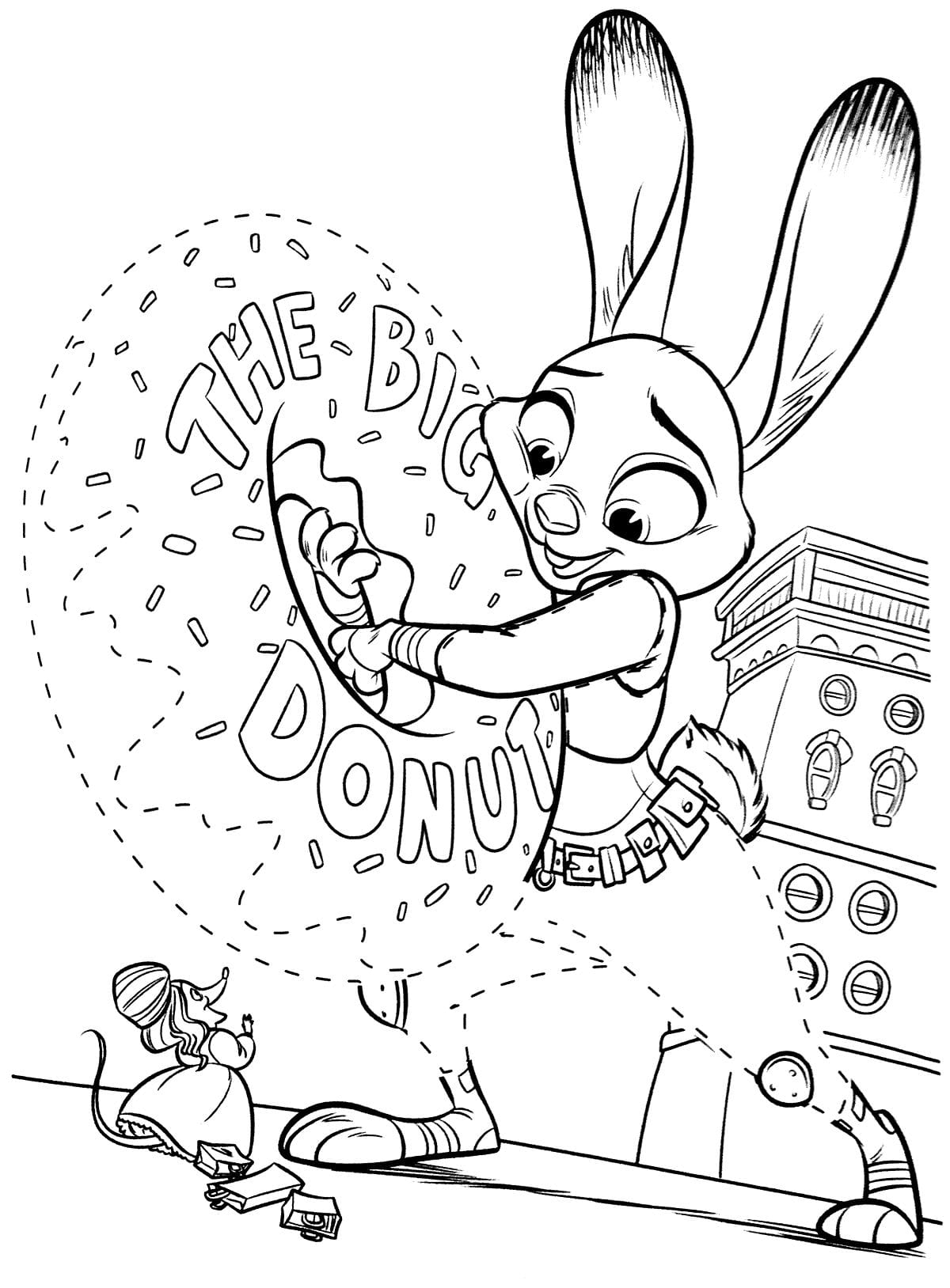 Zootopia Coloring Pages For Kids Fun And Creativity